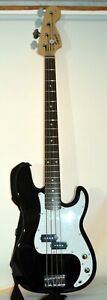 Squier P-Bass Electric Guitar Excellent Condition with Gig Bag!