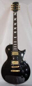 Stagg Electric Guitar Les Paul Arched Top Set Neck Great Condition with Case