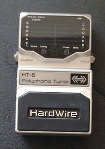 Hardwire HT-6 Polyphonic Tuner Foot Pedal Electric Guitar Works Perfect!