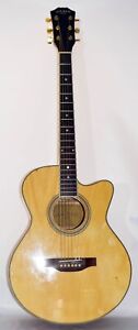 Carlo Robelli Acoustic Guitar Cutaway with Case!